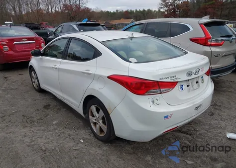 2011 Hyundai Elantra Gls z USA, uszkodzony, nr VIN 5NPDH4AE9BH018840